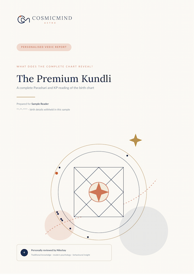 First page of a sample Premium Kundli report